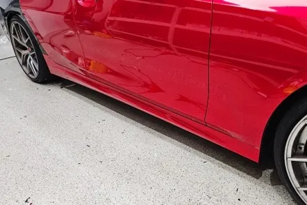 BMW 340i 캔디레드랩핑 완벽한 비비카스킨 / 인천, 부평