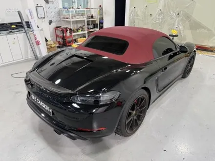 부천랩핑 포르쉐 박스터 718 GTS 4.0 전체랩핑｜화이트 →글로스 블랙, 디테일로 보여드립니다 / 인천 부평구 부개동