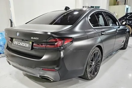 2018 bmw 5시리즈 전체랩핑, 루프스킨, PPF 작업까지! / 인천 부평구 부개동