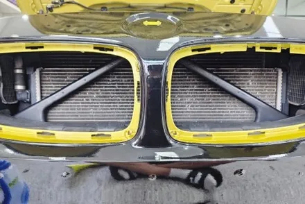bmw M4 글로우블랙 비비카스킨에서 전체랩핑! / 인천, 부평