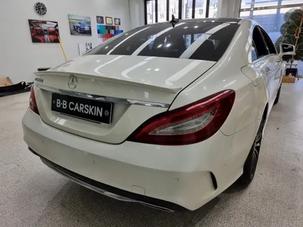 벤츠 cls 400 에이버리 슈프림 사틴다크 그레이 랩핑 ! / 인천, 부평