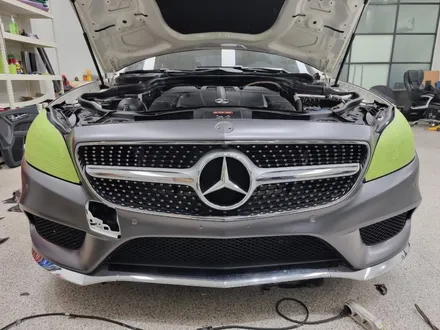 벤츠 cls 400 에이버리 슈프림 사틴다크 그레이 랩핑 ! / 인천, 부평