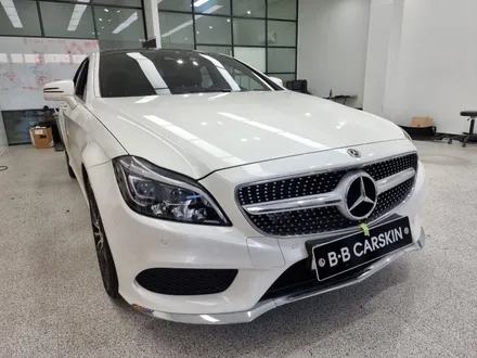벤츠 cls 400 에이버리 슈프림 사틴다크 그레이 랩핑 ! / 인천, 부평