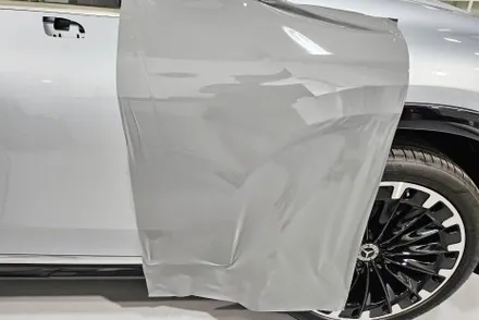 벤츠 EQS 580 2024 신차 에이버리 락그레이로 전체랩핑! / 인천 부평구 부개동