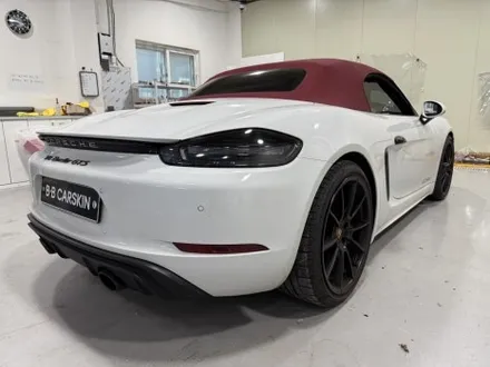 부천랩핑 포르쉐 박스터 718 GTS 4.0 전체랩핑｜화이트 →글로스 블랙, 디테일로 보여드립니다 / 인천 부평구 부개동