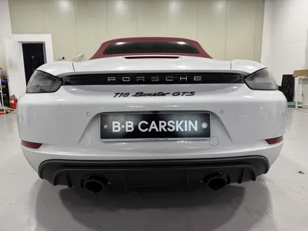 부천랩핑 포르쉐 박스터 718 GTS 4.0 전체랩핑｜화이트 →글로스 블랙, 디테일로 보여드립니다 / 인천 부평구 부개동