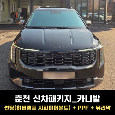 춘천 신차패키지_카니발 (하버캠프 사파이어본드 + PPF + 유리막) / 춘천시 퇴계동
