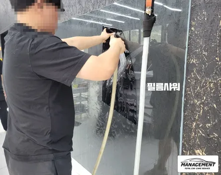 춘천신차패키지 싼타페 올댓에서 꼼꼼한 시공 만나보아요 (썬팅:에이버리퀸) / 춘천시 퇴계동
