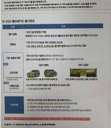 춘천신차패키지 팰리세이드 인스퍼레이션 5월초 연식변경 출시! / 춘천시 퇴계동