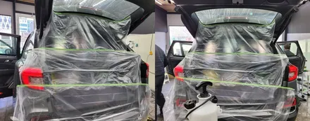 춘천재썬팅 렉스턴G4 버텍스700썬팅 재시공 잘하는 곳에서 해야죠 / 춘천시 퇴계동
