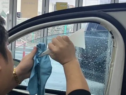 벤츠 S450d 4matic 글라스틴트 선셋 합리적인 가격으로 썬팅 시공완료! / 춘천시 퇴계동
