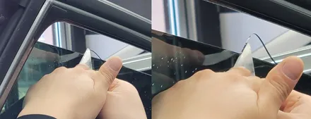 춘천재썬팅 렉스턴G4 버텍스700썬팅 재시공 잘하는 곳에서 해야죠 / 춘천시 퇴계동