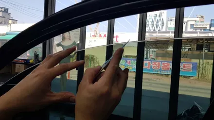 춘천썬팅 G70 아마테라스 썬팅으로 여름대비 완료! / 춘천시 퇴계동