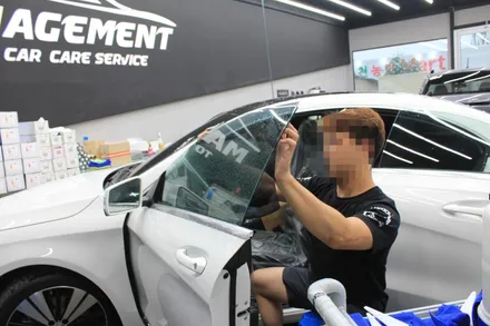 춘천썬팅 벤츠 CLA 후퍼옵틱 클라식 시공 / 춘천시 퇴계동