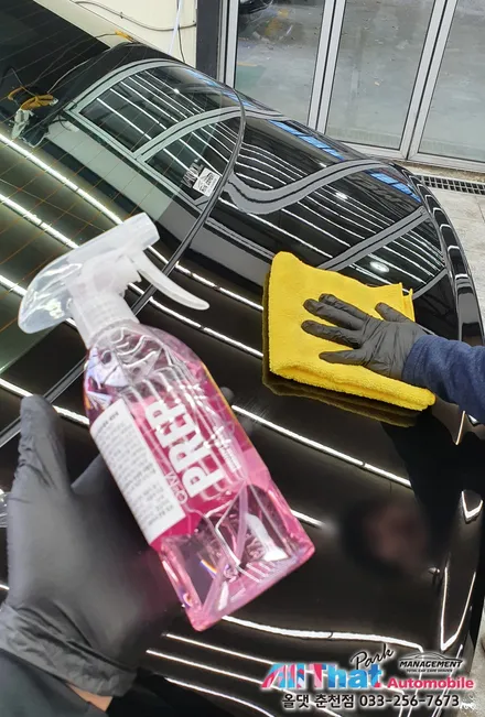 춘천유리막코팅 제네시스 품격을 제대로 높여줄 [기온쿼츠 퓨어] 시공 / 춘천시 퇴계동