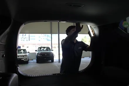 춘천 매니지먼트에서 싼타페TM 신차패키지 진행!! 브이쿨 시공까지 완벽하게! / 춘천시 퇴계동