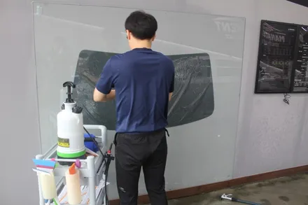 춘천썬팅, 춘천틴팅 제네시스 G80  2017년식 신차썬팅시공+블박 V700 작업완료 / 춘천시 퇴계동
