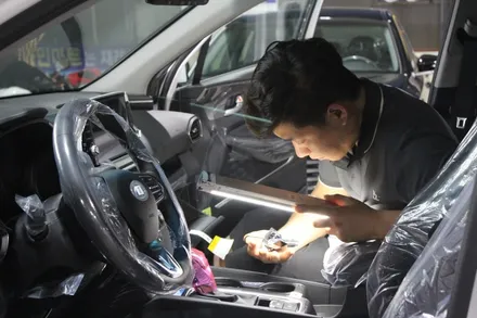춘천썬팅 싼타페TM 신차패키지와 후퍼옵틱 클라식 시공!! / 춘천시 퇴계동