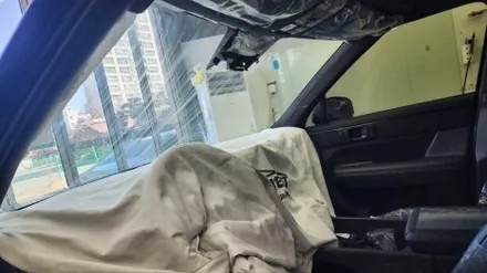 춘천 썬팅 싼타페 mx5 버텍스 1100 / 춘천시 퇴계동