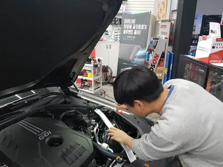 춘천썬팅 G70 아마테라스 썬팅으로 여름대비 완료! / 춘천시 퇴계동