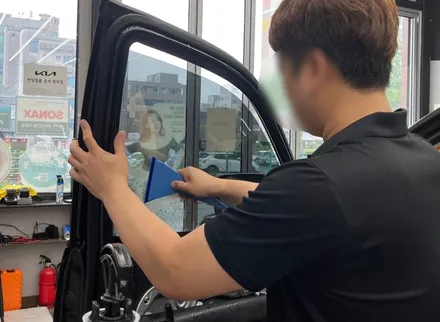춘천 모하비 썬팅 재시공! 솔라가드 퀀텀도 괜찮을까요? / 춘천시 퇴계동