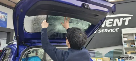춘천썬팅 캐스퍼 내 차를 완성하는 썬팅은 역시 루마버텍스700 / 춘천시 퇴계동