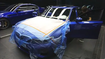 BMW 3시리즈 썬팅은 모터빌리지에서 / 고양시 구산동