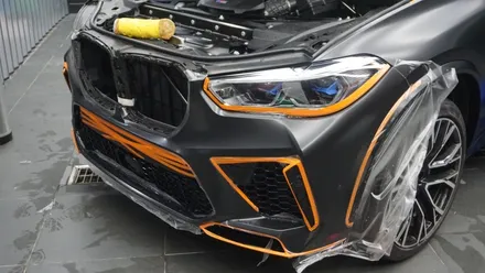 BMW X5M 프로즌 블랙 온라인 에디션 모터빌리지 일산 PPF 전체 무광 PPF 보호 필름 시공으로 신차급 도장면 유지하기 / 고양시 구산동