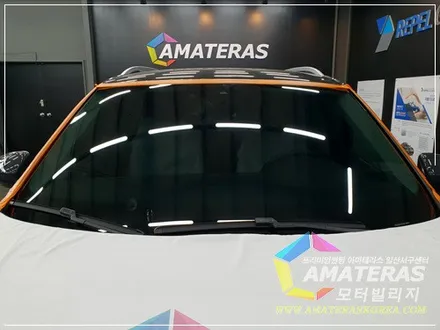 일산 모터빌리지의 폭스바겐 티구안 아마테라스HN 썬팅 / 고양시 구산동