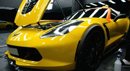 고성능 스포츠카 전면 유리 스톤칩 예방은 \'지벤트 윈드쉴드\'로 든든하게 - 벤츠 C63 AMG, 쉐보레 콜벳 Z06 지벤트 윈드쉴드 시공후기 : 모터빌리지 일산 / 고양시 구산동