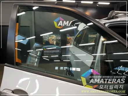 일산썬팅 모터빌리지(아마테라스일산서구)의 BMW X5 기존 썬팅 걷어내고 아마테라스 HN으로 재시공 / 고양시 구산동