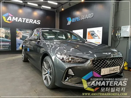 일산썬칭 추천  , 제네시스 G70 아마테라스 썬팅기 , 모터빌리지 / 고양시 구산동