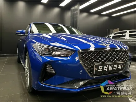 제네시스 g70 색상 레피스블루 / 고양시 구산동