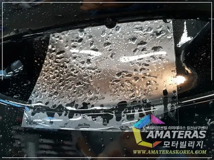 모터빌리지(아마테라스일산서구센터)의 산타페TM 인스퍼레이션 펜텀블랙 신차패키지 최고급형 시공기 / 고양시 구산동