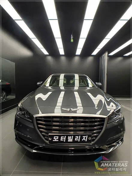 제네시스 g80 색상 카본메탈 신차검수 부터 신차패키지 시공기 / 고양시 구산동