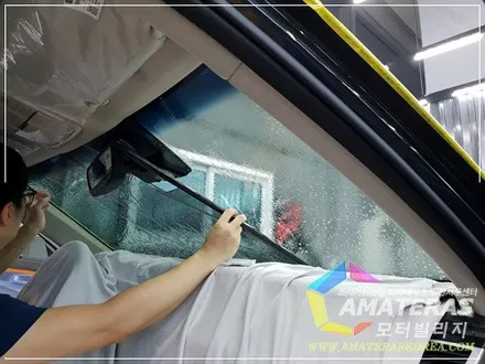G80 신차검수 & 신차패키지 & 캐리어 서비스 그리고 일산 아마테라스썬팅 / 고양시 구산동