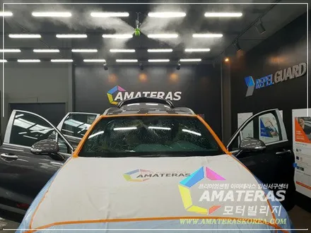 일산썬팅 아마테라스 시공기 , 산타페TM 마그네틱포스 신차검수&신차패키지 / 고양시 구산동