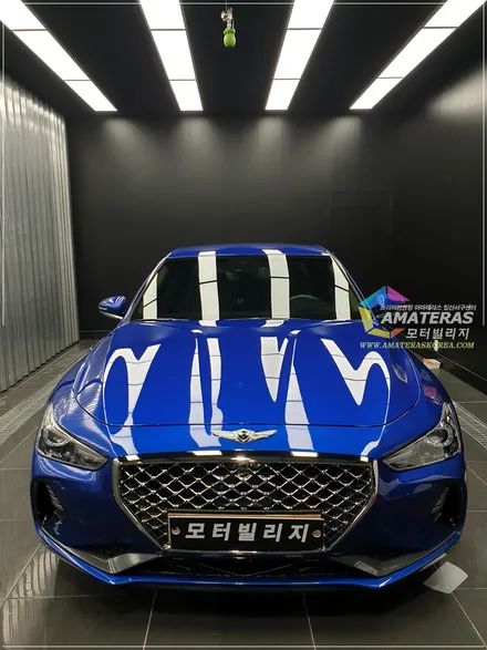 제네시스 g70 색상 레피스블루 / 고양시 구산동