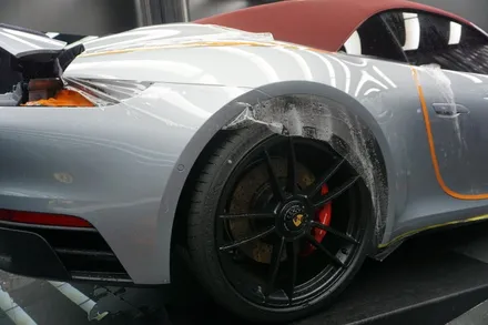 포르쉐 911(992) GTS 카브리올레 GT 실버, 김포 PPF + 김포 하버캠프 세라믹 본드 풀 신차패키지 시공후기 / 고양시 구산동
