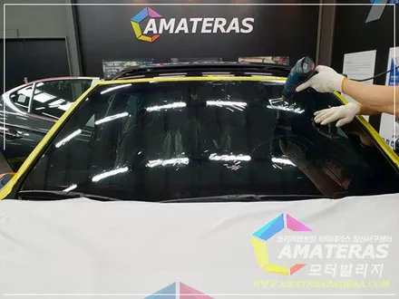 모터빌리지(아마테라스일산서구센터)의 제네시스 G70 그레이스풀그레이 신차검수 & 신차패키지 / 고양시 구산동