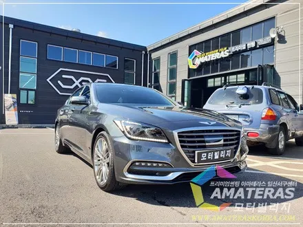 제네시스 g80 아마테라스 HN 썬팅기 일산썬팅 모터빌리지 / 고양시 구산동