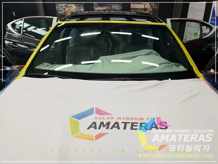 모터빌리지(아마테라스일산서구센터)의 제네시스 G70 그레이스풀그레이 신차검수 & 신차패키지 / 고양시 구산동