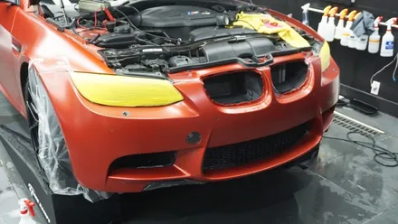 일산 김포 PPF 전문 모터빌리지 BMW E92 M3 프로즌 레드 무광 PPF 전체 시공 + 윈드쉴드 시공후기 / 고양시 구산동