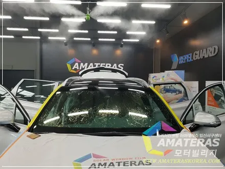 산타페TM 인스 화이트크림 신차검수 & 신차패키지 최고급형 아마테라스HH 시공기 / 일산썬팅은 모터빌리지 ( 아마테라스일산서구센터) ^^ / 고양시 구산동