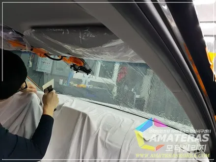 그랜져IG 신차검수&신차패키지 아마테라스 썬팅 시공 ,일산 모터빌리지 / 고양시 구산동