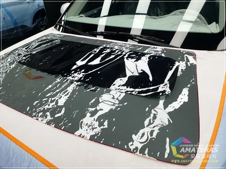 현대 베뉴 폴라화이트 색상 차량도 모터빌리지에서 아마테라스 선택 / 고양시 구산동