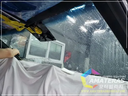 모터빌리지(아마테라스일산서구센터)의 제네시스 G70 그레이스풀그레이 신차검수 & 신차패키지 / 고양시 구산동