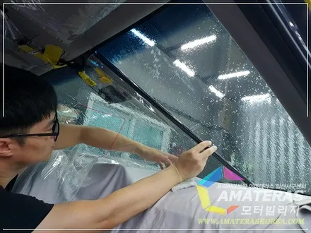 모터빌리지(아마테라스일산서구센터)의  그랜져IG 하이브리드 무료신차검수 & 신차패키지 시공기 / 고양시 구산동