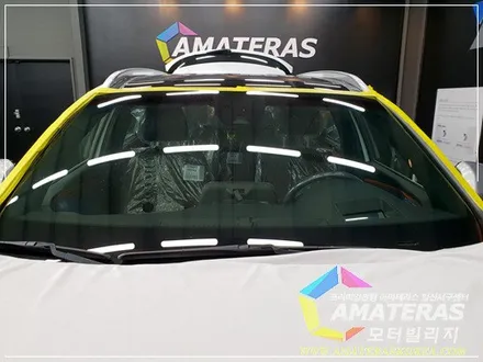 아마테라스일산서구센터의 산타페TM 인스(인스퍼레이션) 화이트크림 신차검수&신차패키지 / 고양시 구산동