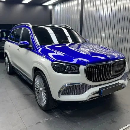 과감한 마이바흐 GLS 600 강남 전체PPF + 블루 투톤랩핑 / 고양시 구산동